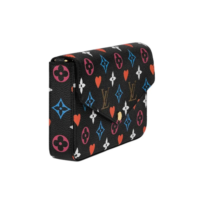 LOUIS VUITTON Felicie Pochette Game On Black-1