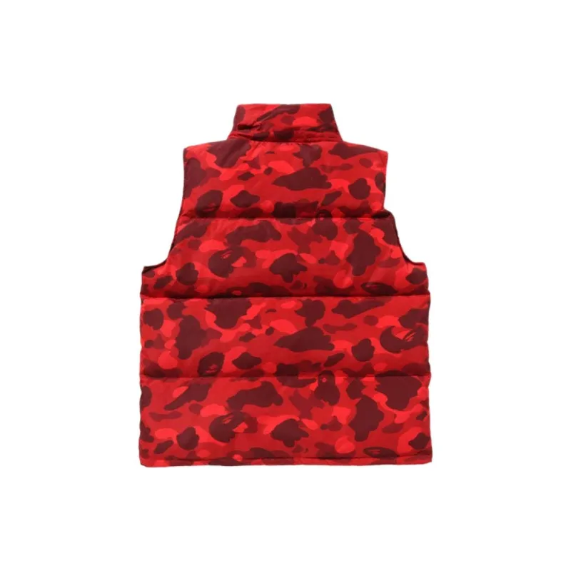 A BATHING APE Color Camo Down Vest-11