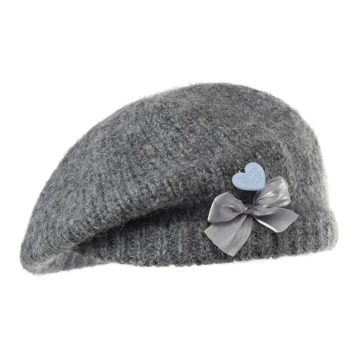 FREE RABBITⅡ Fall And Winter Fashion Warm Plush Knitted Fabric Painter Beret Women's-9