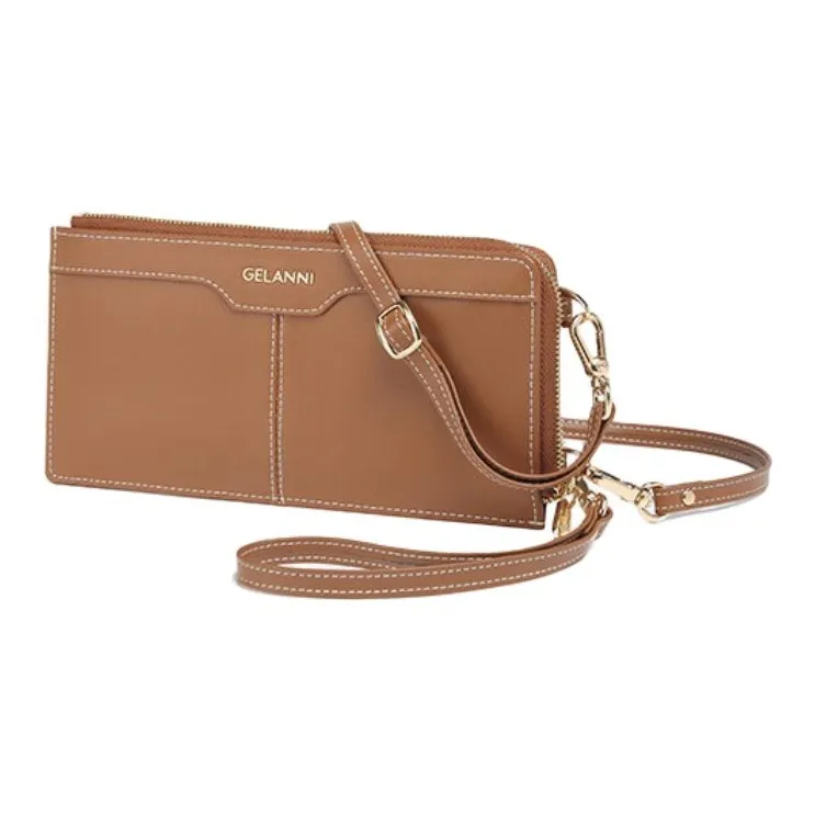 GELANNI Cow Leather Cell Phone Pouch Women's Multicolor-10
