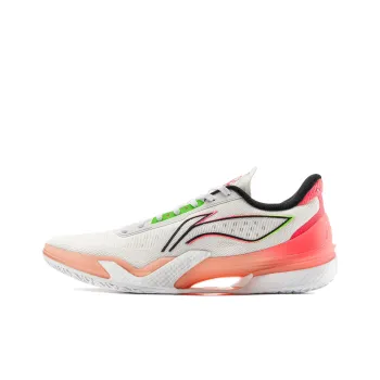 LiNing Knife 5 Slip Resistant Rebound Coverage Low Top Performance Basketball Shoes Men's Pink White
