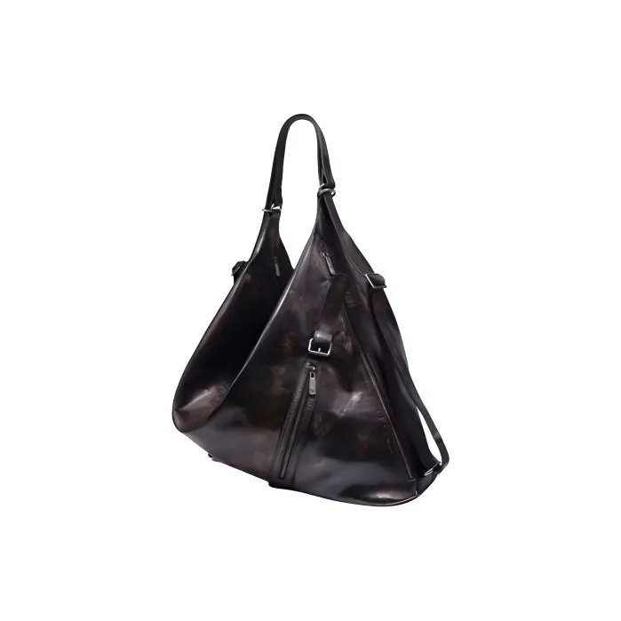 Pre-spel Cow Leather One Shoulder Crossbody Backpack Extra Large Women's Color Touch-2