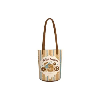 AOSONG Suede Tech Fabric Shoulder Bag Unisex Brown/Yellow/Blue