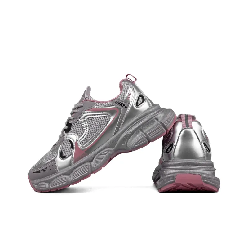 Craftsman Gang Cushioning Breathable Lightweight Low-Top Chunky Sneakers Women's-2