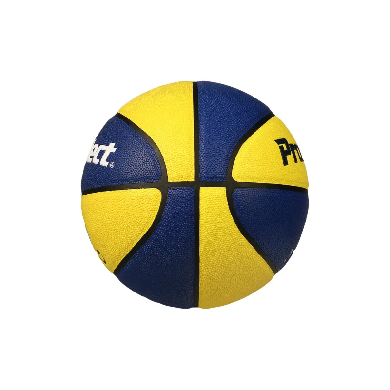 ProSelect PU Basketball Yellow Blue Multicolor Size 7/Size 5/Size 4 Match Unisex-3