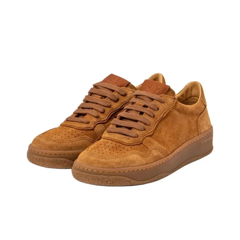 El Naturalista Tierra Low-Top Skateboard Shoes Unisex Yellow Brown-1