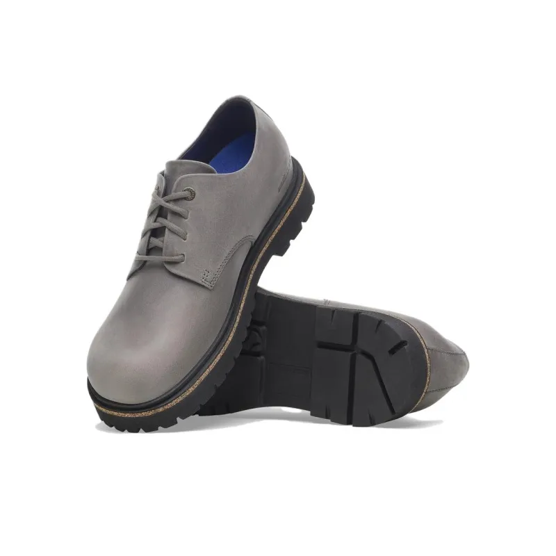 Birkenstock Highwood Lace Slip Resistant Cushioning Abrasion Resistant Low Top Casual Shoes Unisex Gray Regular-5