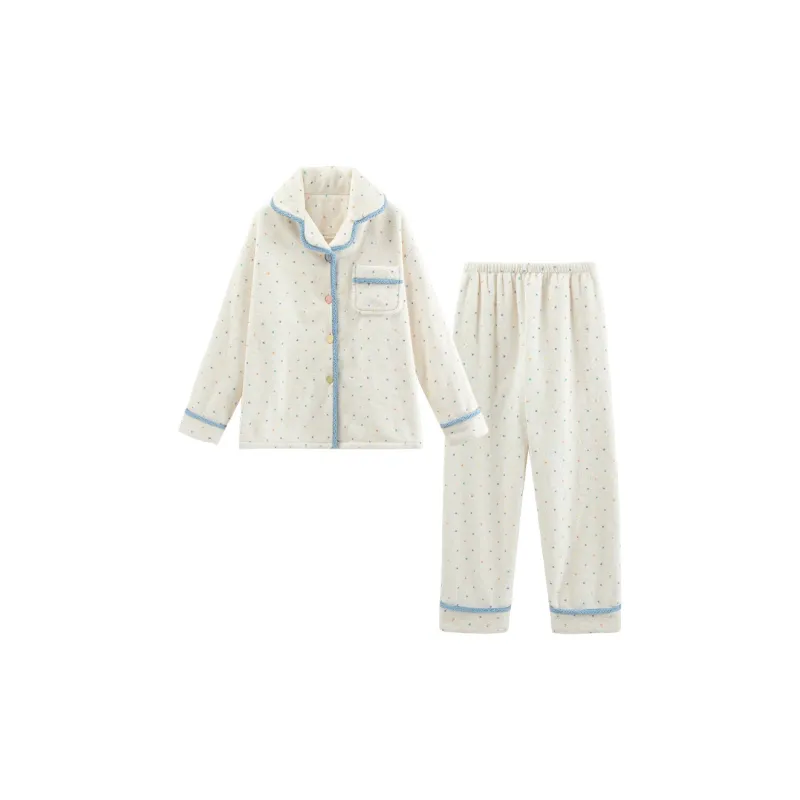 Sleeping Beauty Pajama Set Women's White-0