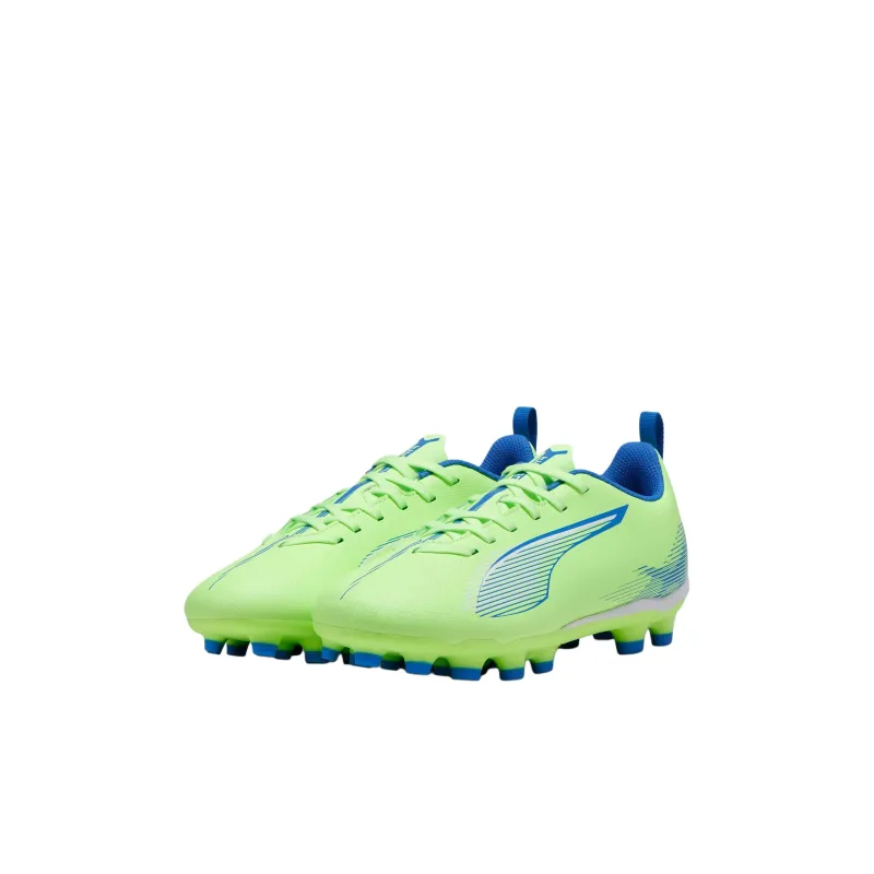 PUMA Ultra 5 Non-slip Support Low-Top Kids' Soccer Shoes Blue Green Kids'-2