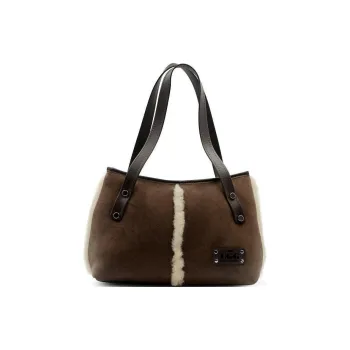 UGG Sheepskin Shoulder Bag Handbag Shoulder Bag Women's Chocolate/Chestnut