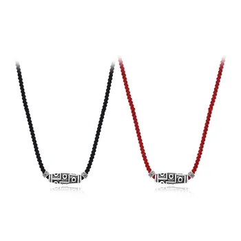 COPI S999 Pure Silver Fabric Necklaces Unisex