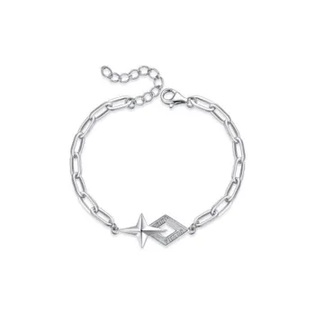 JESCAKOO S925 Silver Bracelets Men's