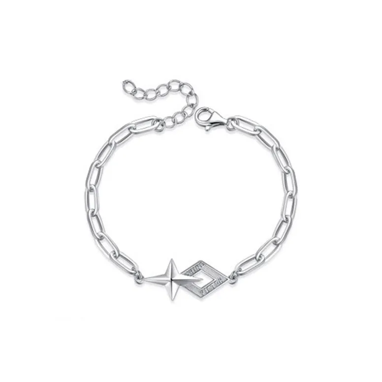 JESCAKOO S925 Silver Bracelets Men's-0