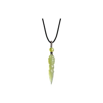 Tang Zhi Serpentine Jade Necklaces Unisex