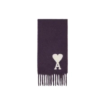 AMIPARIS Oversized Logo embroidered Scarf