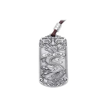 CUTE DAME S999 Sterling Silver Necklaces Unisex Silver