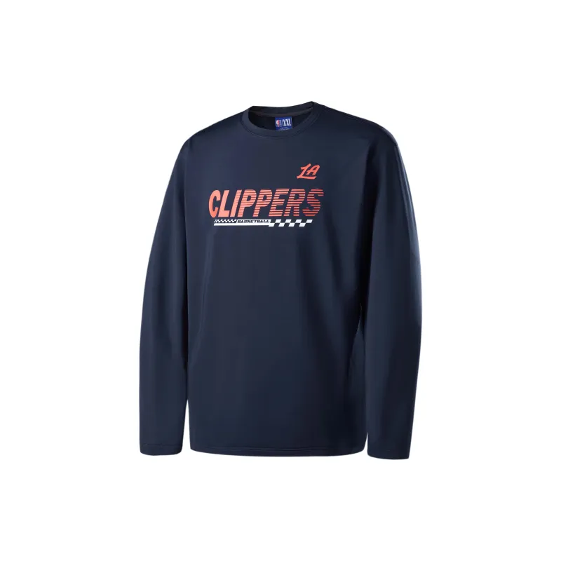 NBA Los Angeles Clippers T Shirts Unisex Navy Blue-1