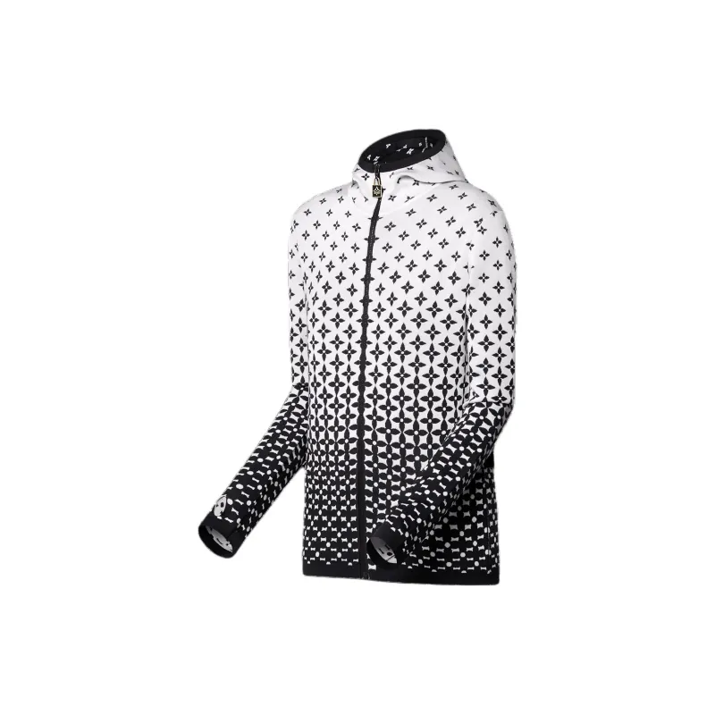 LOUIS VUITTON Ombré Monogram Silk Knit Jacket-2