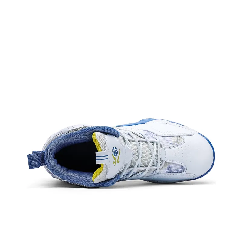 MUSHILANDI Cushioning, Slip Resistant, Abrasion Resistant, Rebound Mid Top Basketball Shoes Unisex Fuchsia-4
