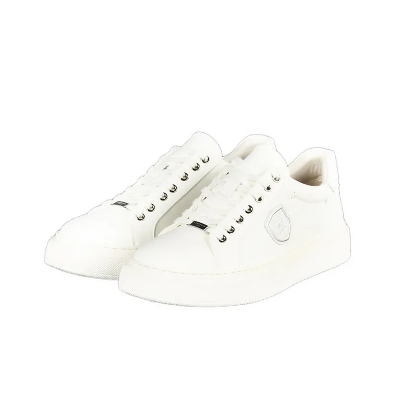 Raidy Boer Low Top Skateboard Shoes Men's White-2