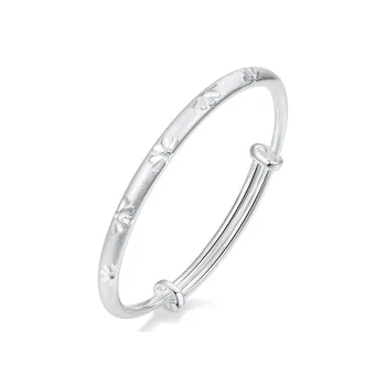 Worship Silver 999 Bangles Women's