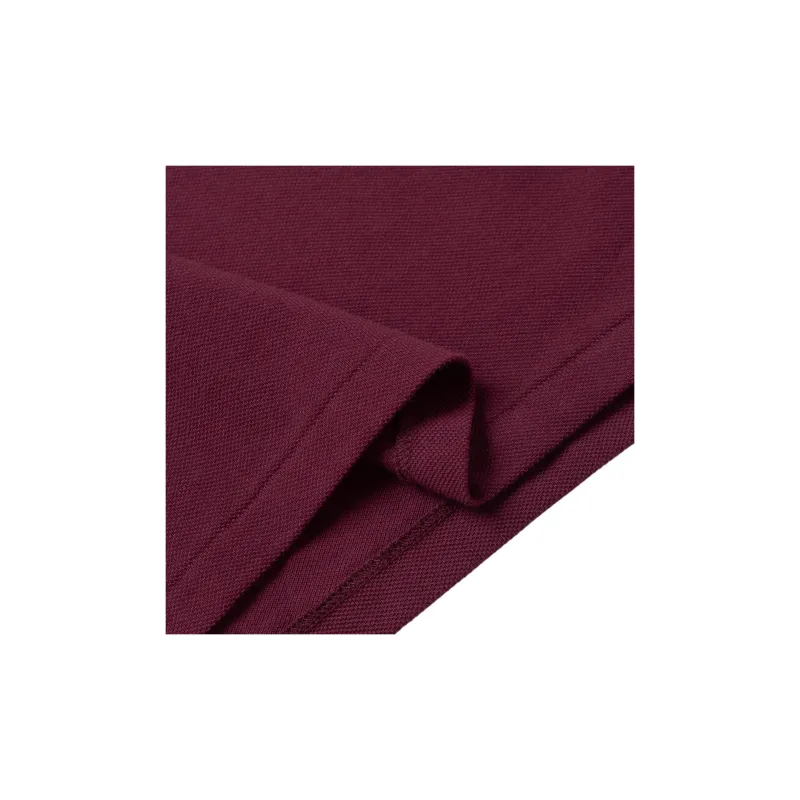 Polo Ralph Lauren FW22 Custom Slim Fit Solid Color Three Horse Pony Short Sleeved Men's Red-8
