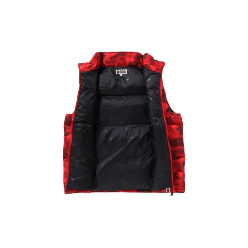 A BATHING APE Color Camo Down Vest-12