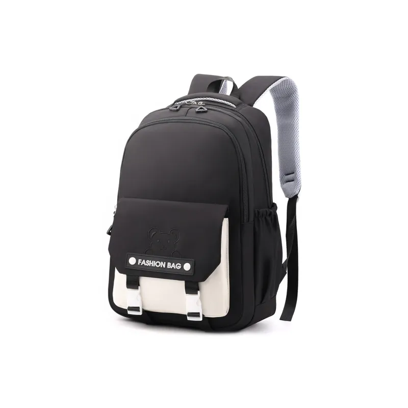 Gorora Nylon Fabric Backpack Regular Women's Multicolor-6