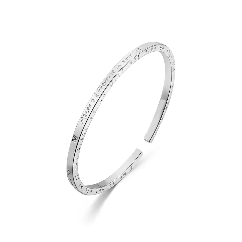 DH7 S 999 Fine Silver Sterling Silver Bracelets Women's-1