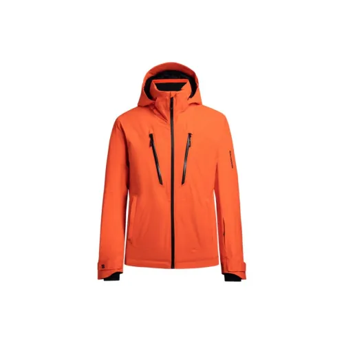 SALOMON BRILLIANT Jackets Coats Men's Tomato Red