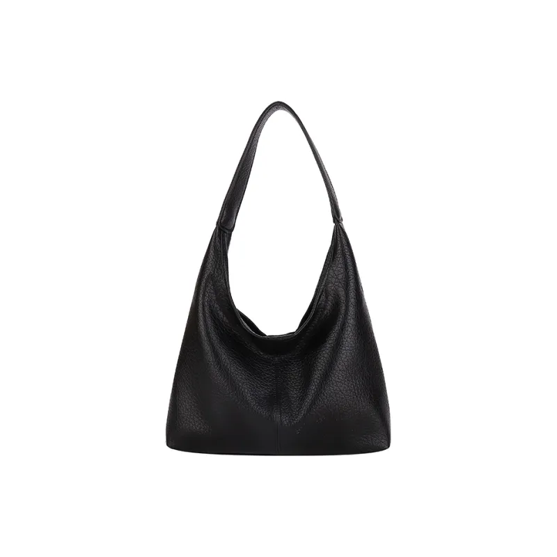 Ji Reminiscence PU Shoulder Bag Women's Black/Khaki/Coffee/Brown-0