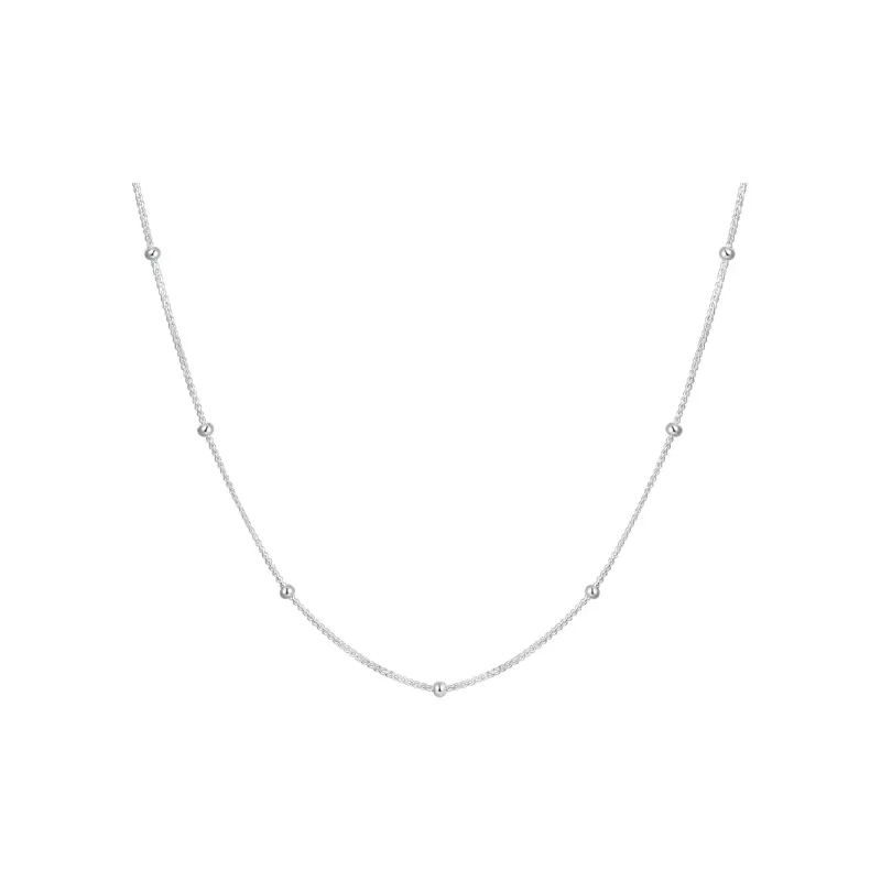 Cuihua Gold Shop Sterling Silver Necklaces Women's-0