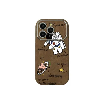 KESHIXIONG TPU Material Astronaut Phone Case Compatible With IPhone 15/14 Plus/13/12/11/15 Pro Max/XS/XR/XS Max/8 Plus