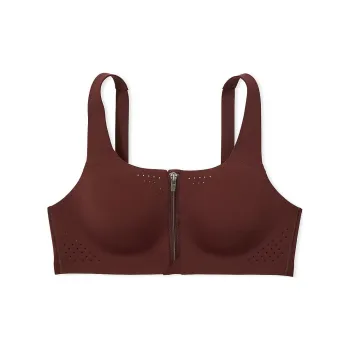 Victoria's Secret VSX Featherweight Max Front-Close Sports Bra / B B Bra Women's Burgundy Brown