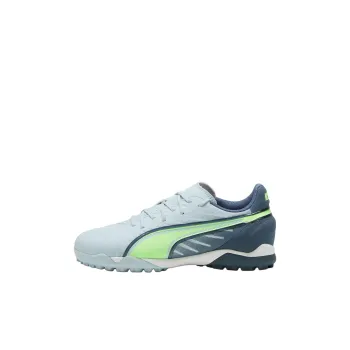 PUMA KING MATCH Anti Slip Wear Resistant Low Top Kids' Soccer Shoes Gray Kids'