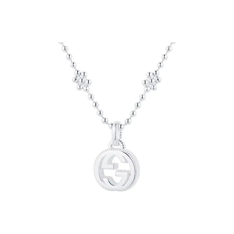 GUCCI Sterling Silver Necklaces Unisex Silver-0