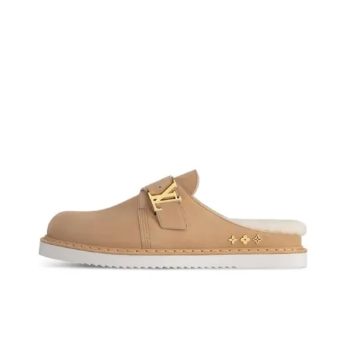 LOUIS VUITTON Easy Wrap-toe Slippers Men's Brown