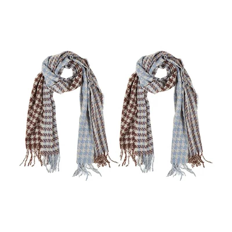 NAME.S Knit Scarves Unisex Box+Shopping Bag-11