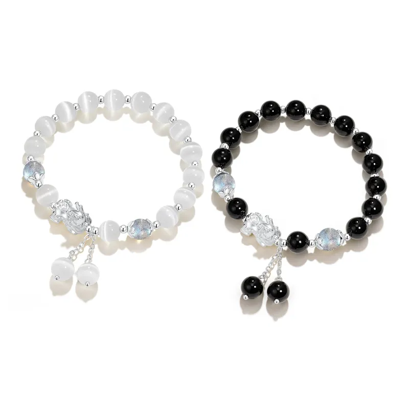 LAOYINFANG Colored Glaze Bracelets Unisex-6
