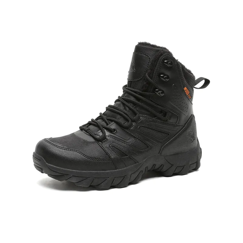 Wooden Rabbit Thermal Abrasion Resistant Cushioning Height Increasing Slip Resistant Short Outdoor Boots Men's-6