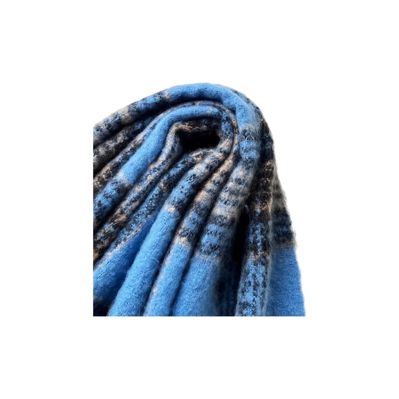 FREE RABBITⅡ Oversized Mood Enhancing Mohair Shawl Scarf Unisex-2