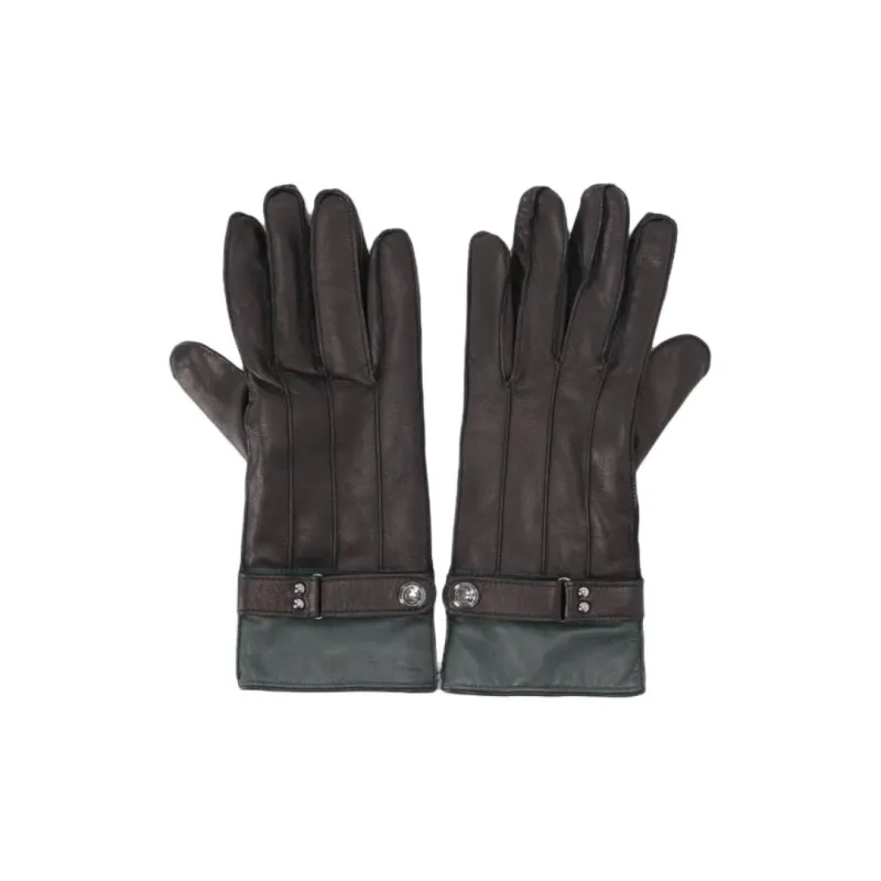 Paul Smith Logo Debossed Full Finger Gloves-0