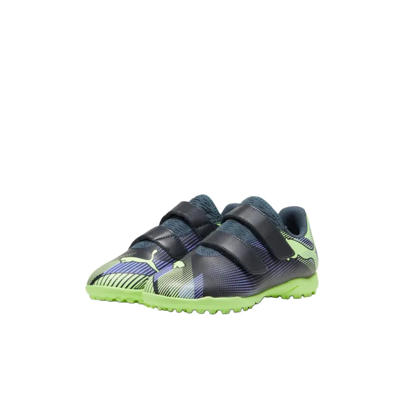 PUMA FUTURE 7 PLAY Anti Slip Wear Resistant Low Top Kids' Soccer Shoes Gray Kids'-2