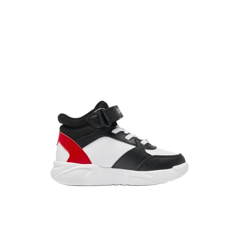 QIAODAN Anti Slip Wear Resistant Kids' Skateboarding Shoes Black White Children Aged 3 7 Years Old-1