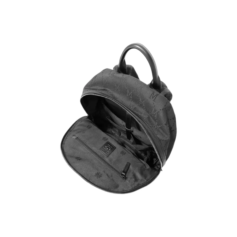 FION Mountain And Sea Journey Series Fabric Backpack Men's Black-4