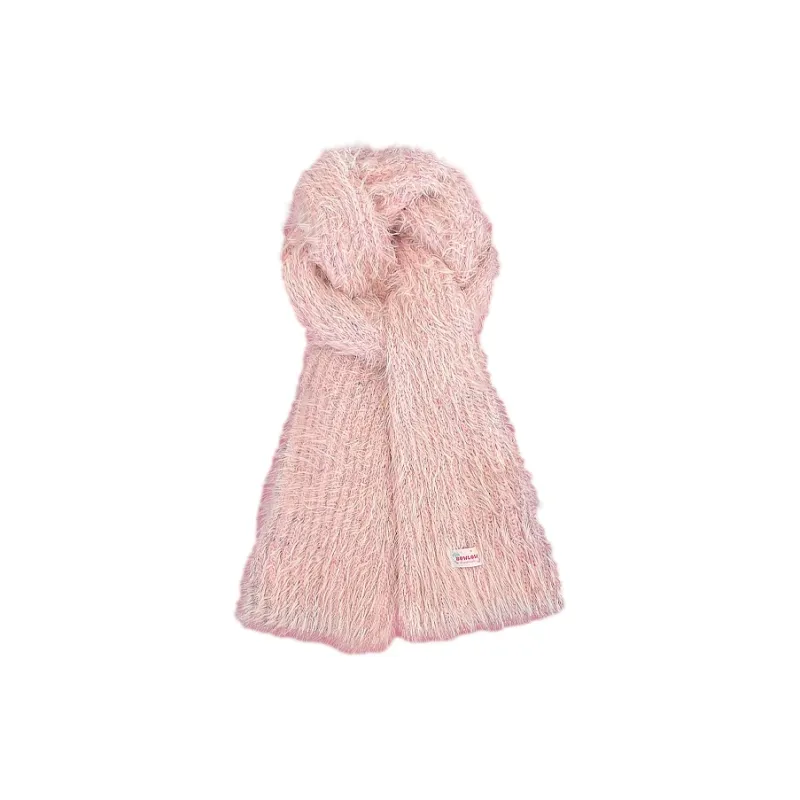 FREE RABBITⅡ Winter New Arrival Versatile Thickened Insulated For Cold Weather Mink Fur Scarf Unisex-2