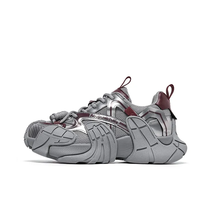 Acupuncture A Collection Cushioned Wear-Resistant Height Increasing Low-Top Chunky Sneakers Women's-0