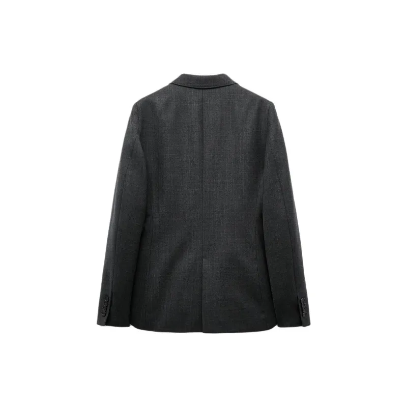 ZARA ZW Series Business Suit Women's Coal Gray-1