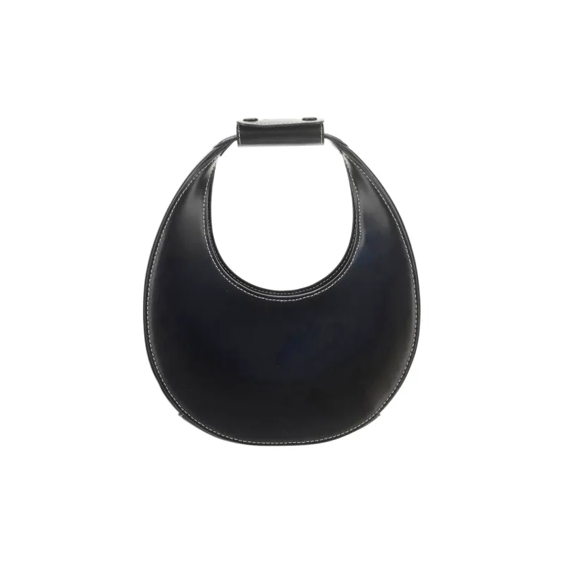 Staud Mini Moon Leather Shoulder Bag-1