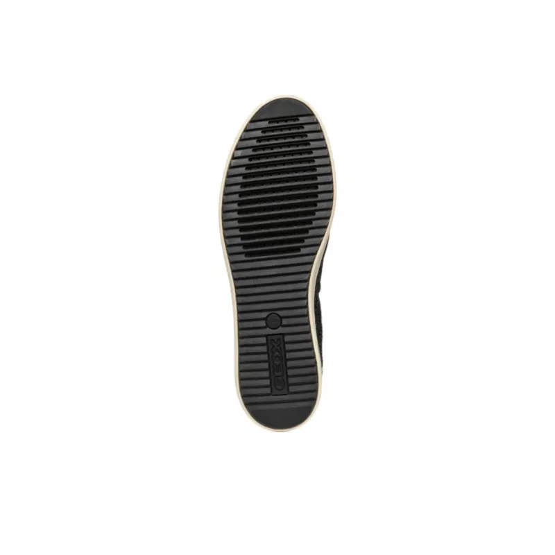 GEOX Blomiee Low-Top Skateboard Shoes Women's Black-5